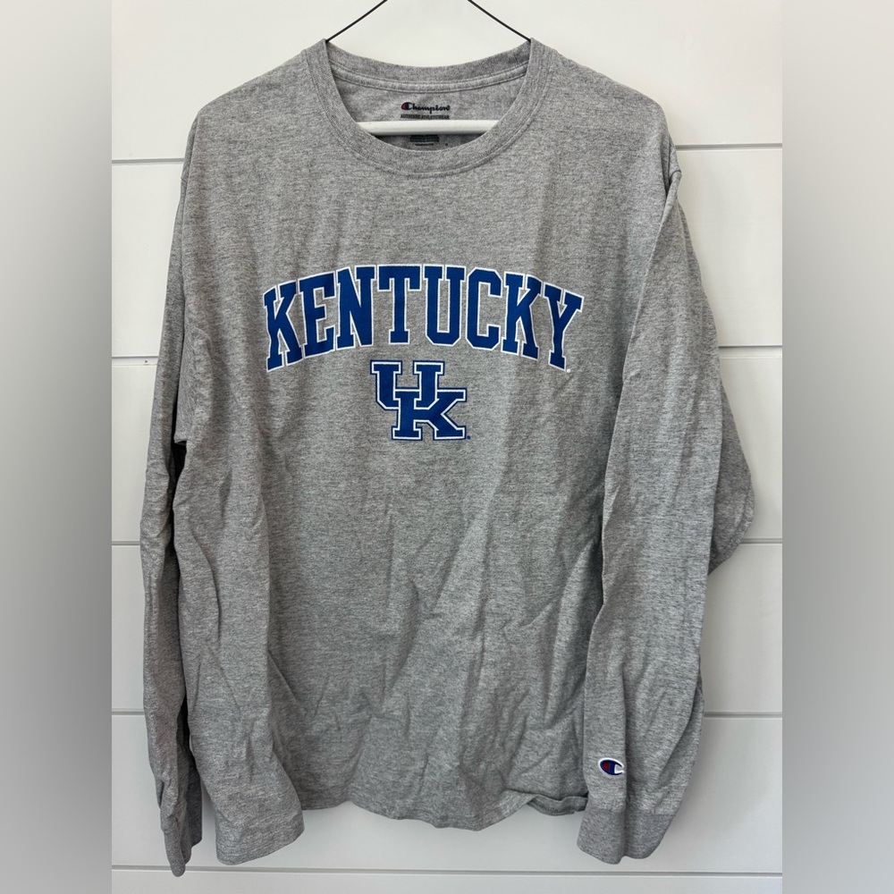 Champion Gray University of Kentucky Long Sleeve Shirt